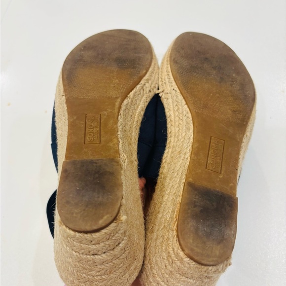 Sonoma Goods for life Wedge sandals in blue size 9 mint condition - Picture 6 of 7